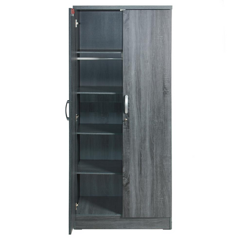 Regal Gray Armoire by Better Home Opulently crafted