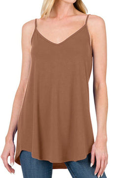 Flowy & Versatile V-Neck Cami: Elevate Everyday!