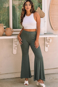 Green Dream Fit & Flare Pants 🌿