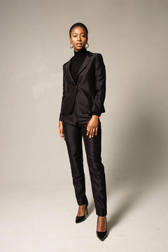 Le Réussi Black Tailored Trousers: Elevate Style!