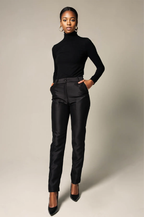 Le Réussi Black Tailored Trousers: Elevate Style!