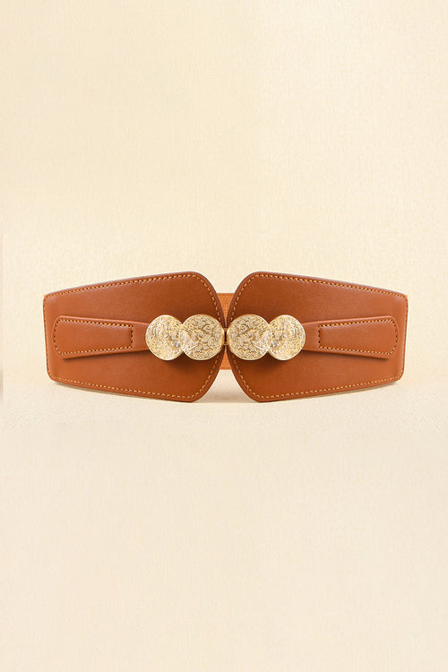 Elastic Belt of Premium PU, Alloy Buckle