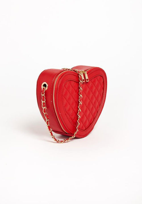 Heart Shaped Quilted Crossbody: A Noble Accessory