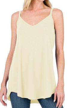 Flowy & Versatile V-Neck Cami: Elevate Everyday!