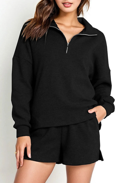 Cloud 9 Chic Zip-Up Lounge Set