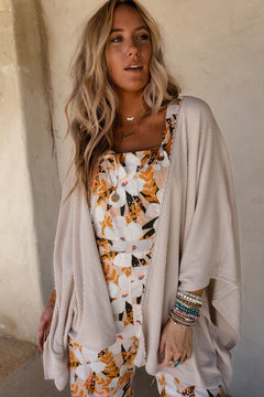 Get Summer Ready with Lace Trim Kimono