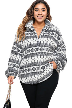 Snowy Love Sherpa: Winter Romance in Plus Size