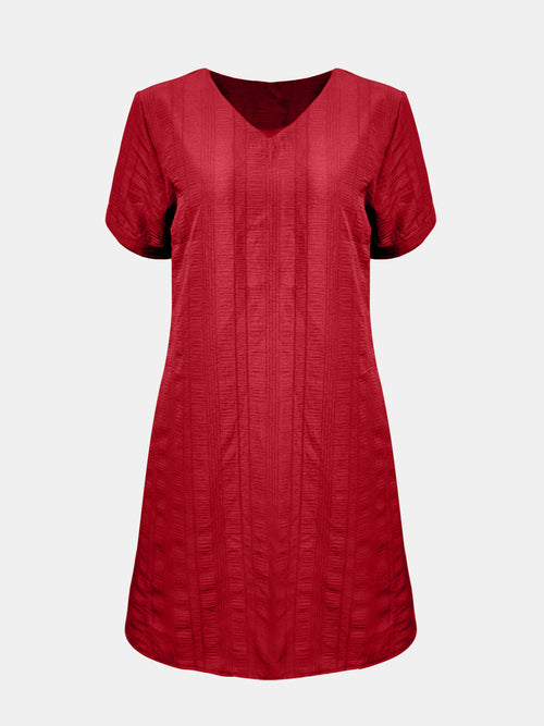 Divine Comfort: Full Size Mini Dress