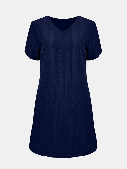 Divine Comfort: Full Size Mini Dress