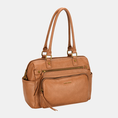 Elegant David Jones PU Leather Handbag