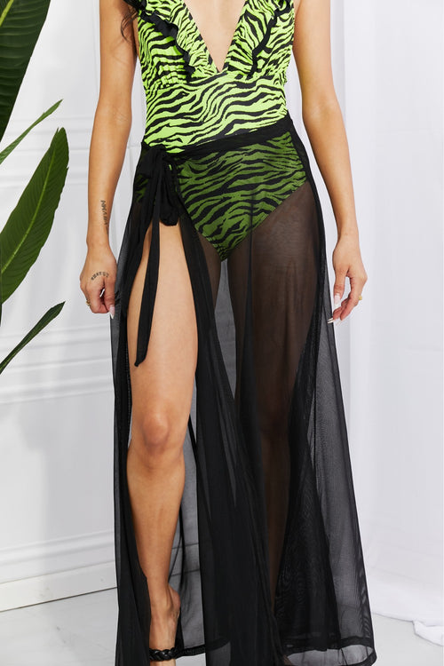 Seductive Sheer Maxi Wrap: Ultimate Beach Charm.