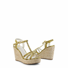 Opulent Python Wedge Sandals: Italian Elegance 🇮🇹