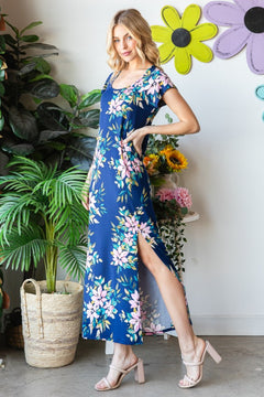 Heimish Floral Slit Dress: Summer Elegance Personified