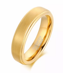 Golden Opulence: Tungsten Elegance Beyond Compare