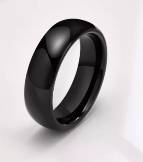 Luxury Black Tungsten Ring: Timeless Elegance