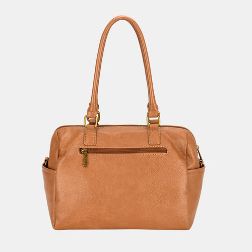 Elegant David Jones PU Leather Handbag