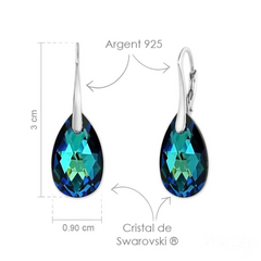 Bermuda Blue Swarovski Crystal Elegance Set