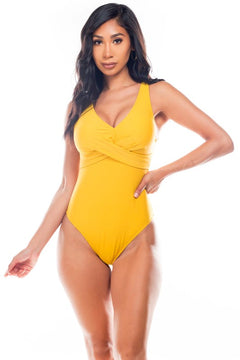 Golden Sunset Romance Swimsuit