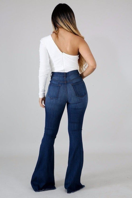 Skylar's Retro Vibes Bell Bottom Jeans 🌟