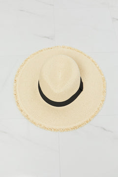 Fame Fringe Rim Straw Hat: Sun's Muse