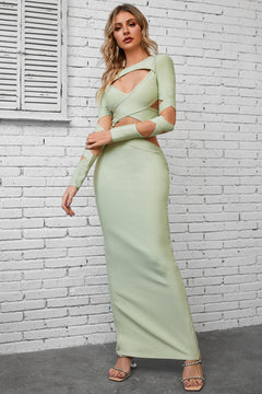 Graceful Charm Maxi Wrap Dress