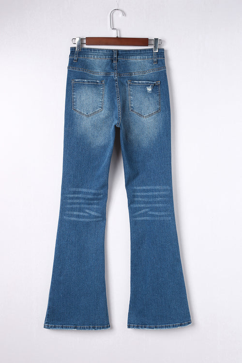 Sky Blue Flare Jeans: Your Style Essential!