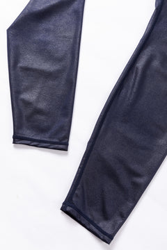 Navy Blue Sass Leather Leggings: Must-Have Chic!