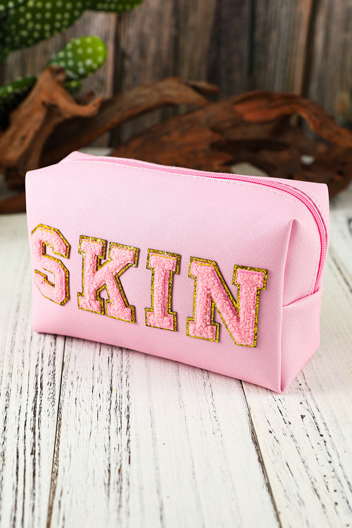 Pink SKIN Luxe Embroidered Beauty Essential: Opulence Personified