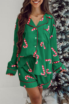 Candy Cane Dreamland Pajama Set