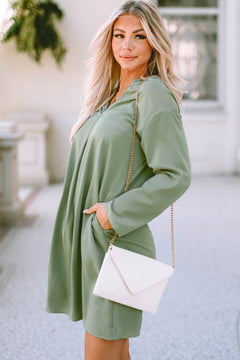 Green Flowy Dress for Effortless Elegance