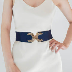 Double C Buckle Elastic Belt: Fashion's Treasure