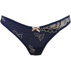 Axami Blue Lagoon Thong: Ultimate Luxury lingerie.