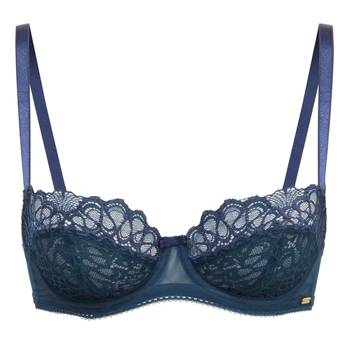 Gossard Swirl Romantic Teal Lace Balconette Bra