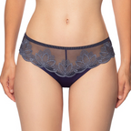 Endless Blue Sensual Sheer Lace String Panty