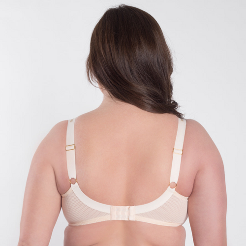 Valeria Luxe Lift Balconette Bra in Biscuit