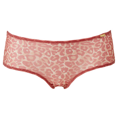 Gossard Pink Leopard Luxe Sheer Boyshorts