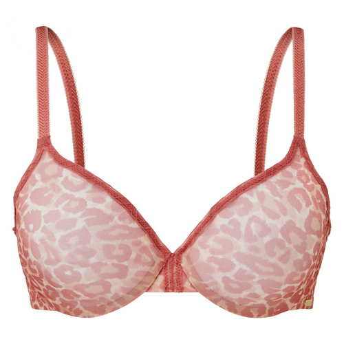 Gossard Pink Leopard Sheer Bra: Unleash Sensuality!