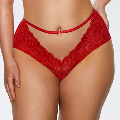 Soft Lace High Waist Brief Panty Kinga Mind Love