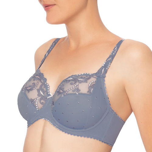 Secret Delight Nordic Blue Lace Wired Bra