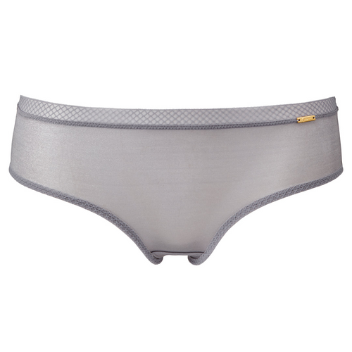 Gossard Glossies Luxurious Silver Sheer Boy Short Panty