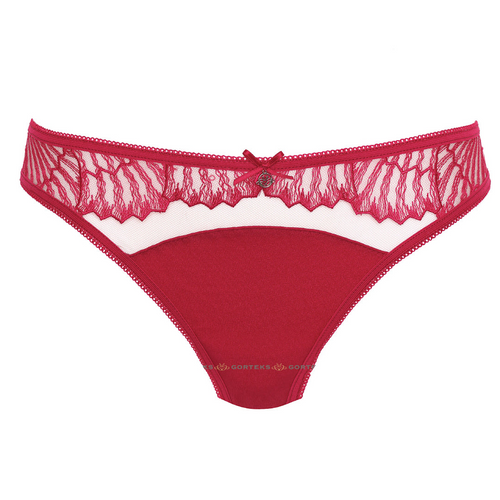 Ruby Red Gorteks Sierra Thong – Opulent Elegance