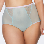 Sheer High Waist Tulle Brief Panty Kinga Pastellove