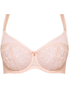 Enchanted Blooms: Opulent Rose Full Coverage Bra