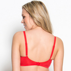 Gossard Glossies Sheer Molded Bra in Chilli Red