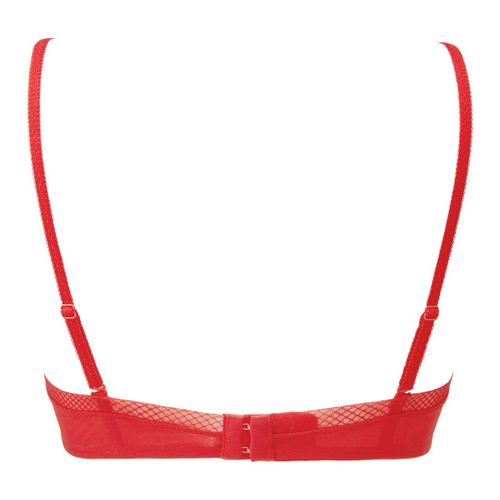 Gossard Glossies Sheer Molded Bra in Chilli Red