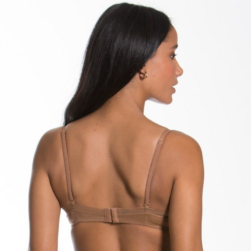 Gossard Bronze Glossies Sheer Bra: Luxe Elegance