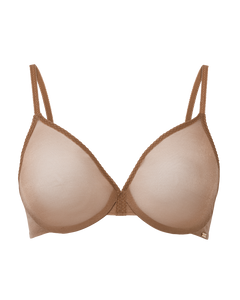 Gossard Bronze Glossies Sheer Bra: Luxe Elegance