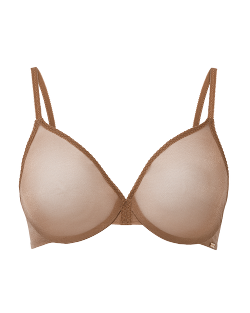 Gossard Bronze Glossies Sheer Bra: Luxe Elegance