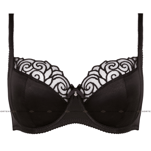 Onyx Sheer Elegance Embroidery Plus Size Bra