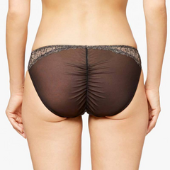 Montelle Gatsby Luxe Sheer Mesh Bikini Panty